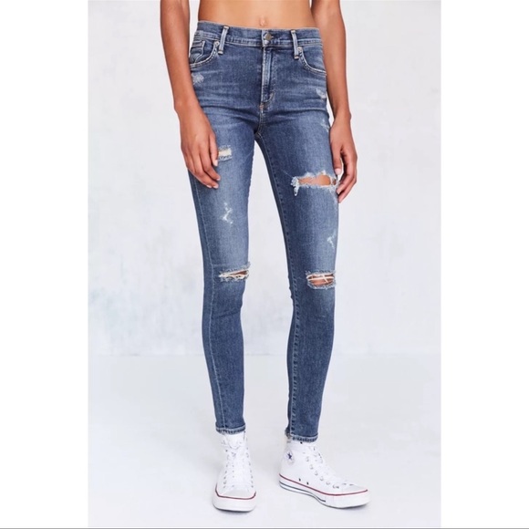 AGOLDE Sophie Distressed Skinny Jean | Size 29 - Picture 4 of 14
